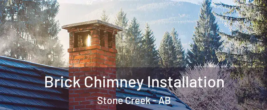  Brick Chimney Installation Stone Creek - AB