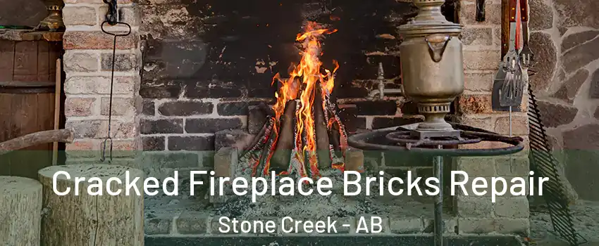 Cracked Fireplace Bricks Repair Stone Creek - AB