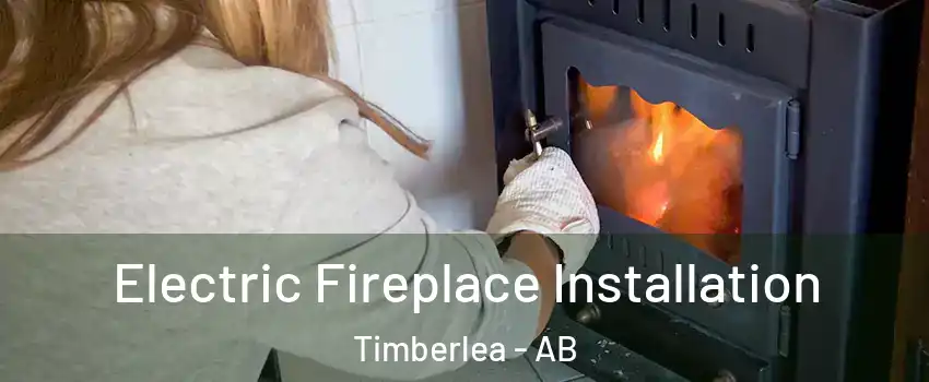  Electric Fireplace Installation Timberlea - AB