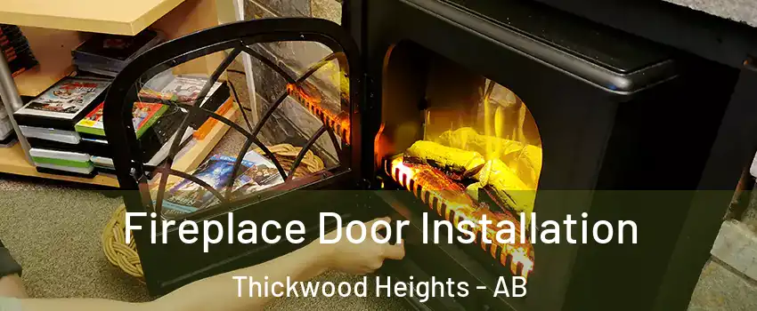  Fireplace Door Installation Thickwood Heights - AB