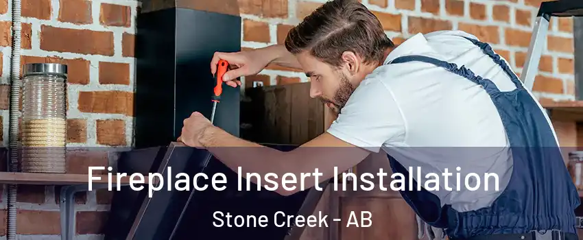  Fireplace Insert Installation Stone Creek - AB