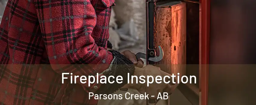  Fireplace Inspection Parsons Creek - AB