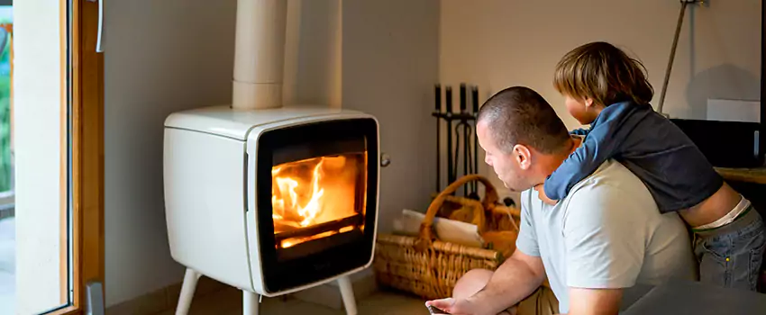 Morso Cast Iron Fireplace Insert Installation in Wood Buffalo, AB