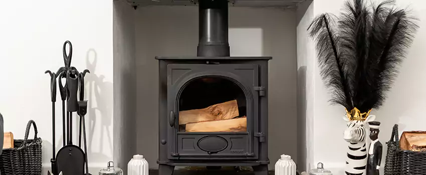 Thelin Hearth Products Providence Pellet Insert Fireplace Installation in Wood Buffalo, AB