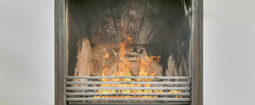 Travis Industries Linear Gas Fireplace Installation in Wood Buffalo, Alberta