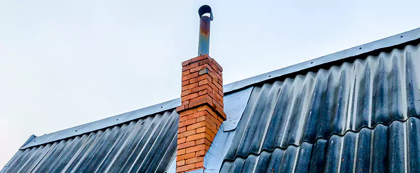 Aluminium Chimney Flashing Repair in Wood Buffalo, AB