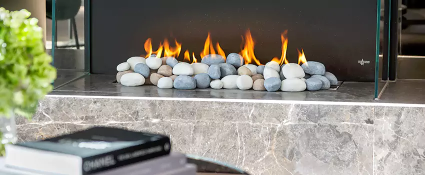 Double-Height Fireplace Design Refurbishment in Wood Buffalo, Alberta