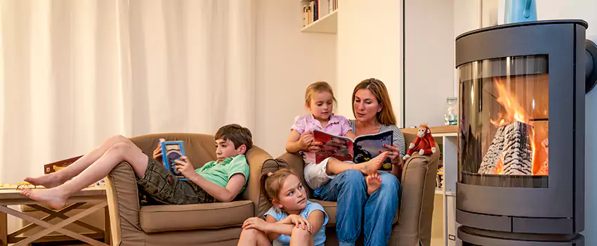 Outdoor Morso Fireplace Broken Screen Replacement in Wood Buffalo, Alberta