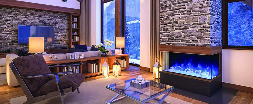 Dynamic Flame Color Fireplace Installation in Wood Buffalo, AB