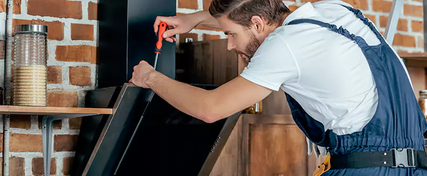 Old Rusted Metal Fireplace Repair And Replacement in Wood Buffalo, AB