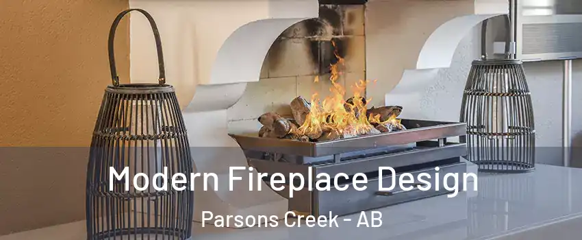  Modern Fireplace Design Parsons Creek - AB