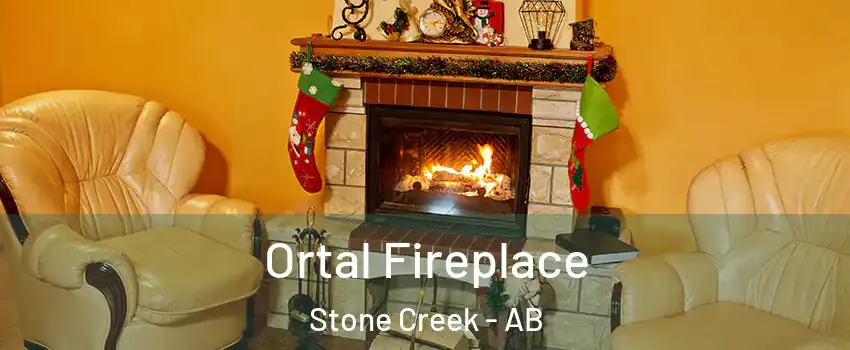  Ortal Fireplace Stone Creek - AB