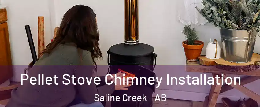  Pellet Stove Chimney Installation Saline Creek - AB