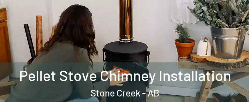 Pellet Stove Chimney Installation Stone Creek - AB