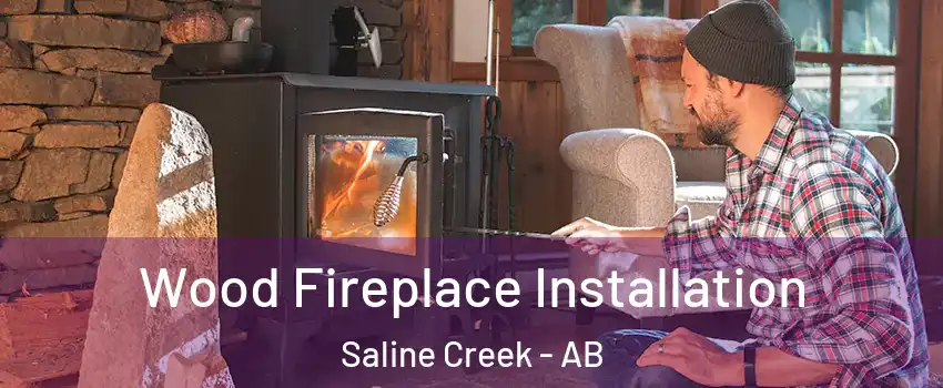  Wood Fireplace Installation Saline Creek - AB